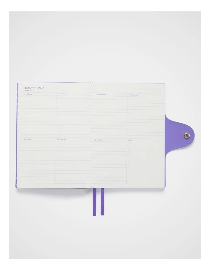 Snap Weekly Diary A5 2027 in Assorted image 6