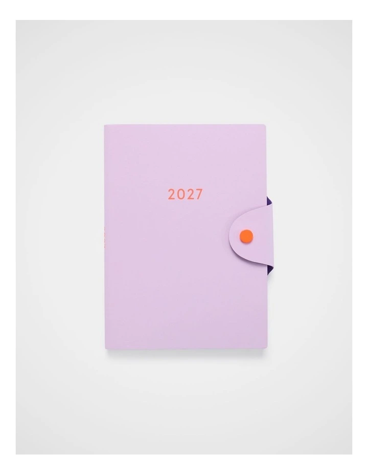Snap Weekly Diary A5 2027 in Lt Pink image 1