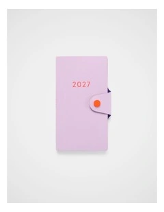 Snap Weekly Diary Narrow 2027 in Lt Pink