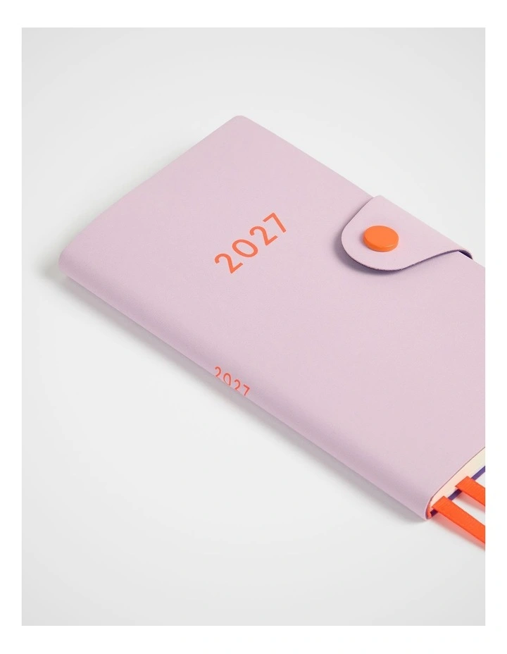Snap Weekly Diary Narrow 2027 in Lt Pink image 6