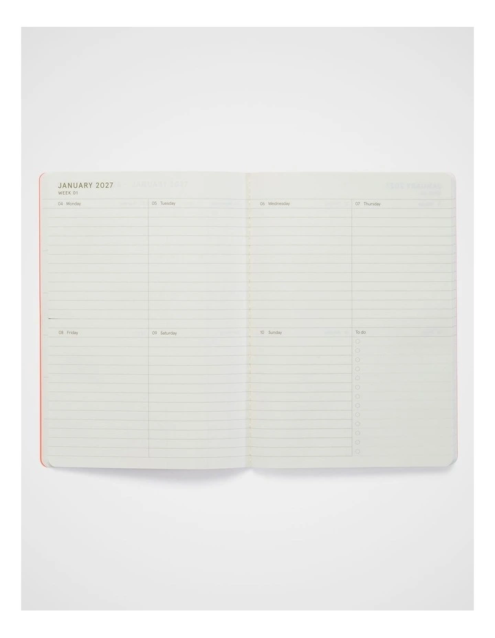 Stitch Weekly Diary A5 2027 in Assorted image 6