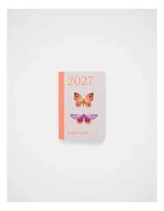Stitch Weekly Diary B7 2027 in Assorted