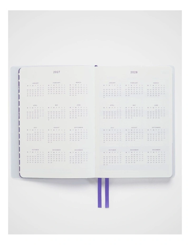 Wrap Weekly Diary A5 2027 in Purple image 3