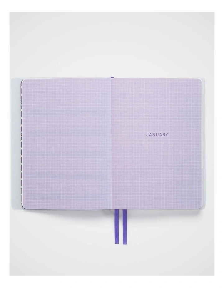 Wrap Weekly Diary A5 2027 in Purple image 5