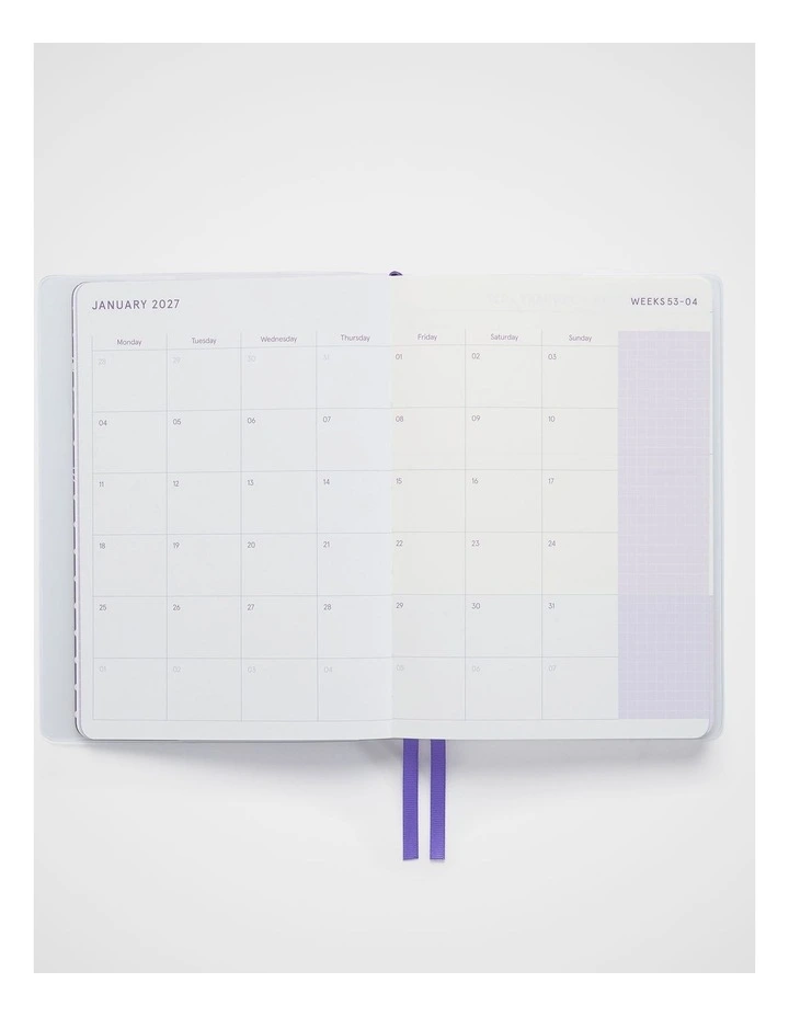 Wrap Weekly Diary A5 2027 in Purple image 6