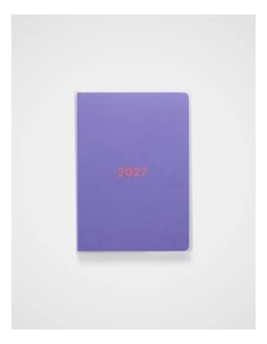 Wrap Weekly Diary A5 2027 in Lt Purple