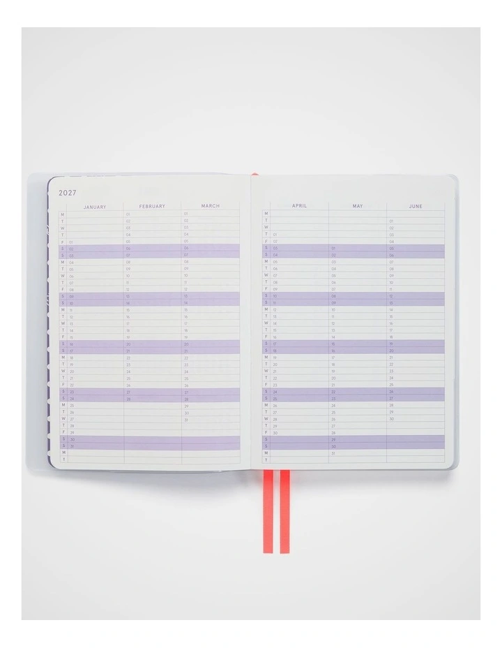 Wrap Weekly Diary A5 2027 in Lt Purple image 4
