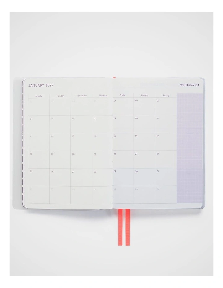 Wrap Weekly Diary A5 2027 in Lt Purple image 6