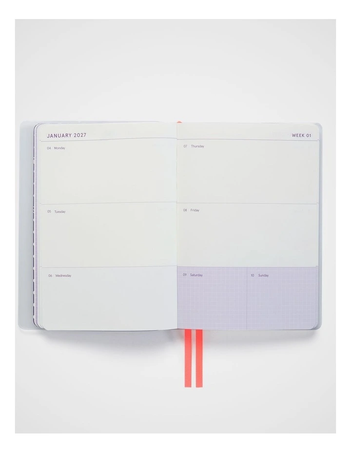 Wrap Weekly Diary A5 2027 in Lt Purple image 7