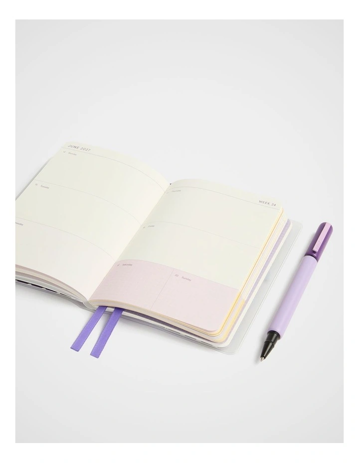 Wrap Weekly Diary A6 2027 in Assorted image 2