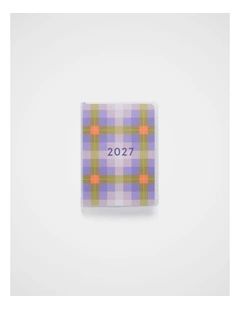 Wrap Weekly Diary A6 2027 in Purple