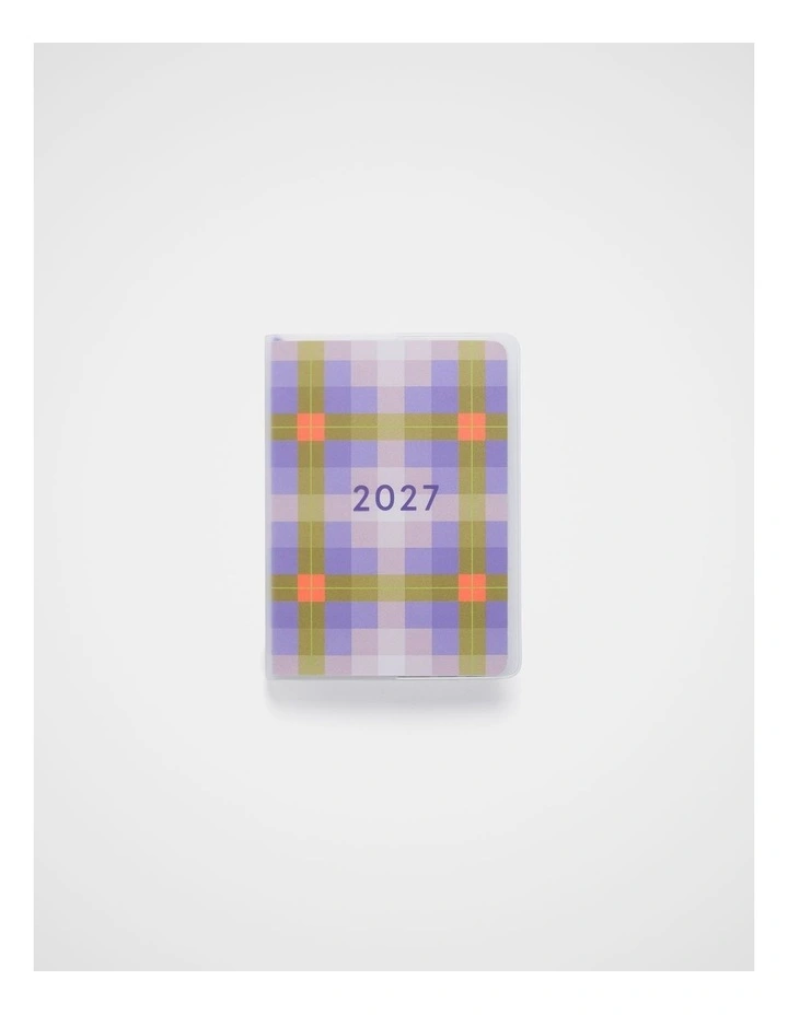 Wrap Weekly Diary A6 2027 in Purple image 1