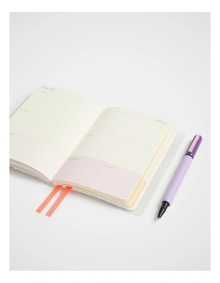 Wrap Weekly Diary A6 2027 in Purple image 2