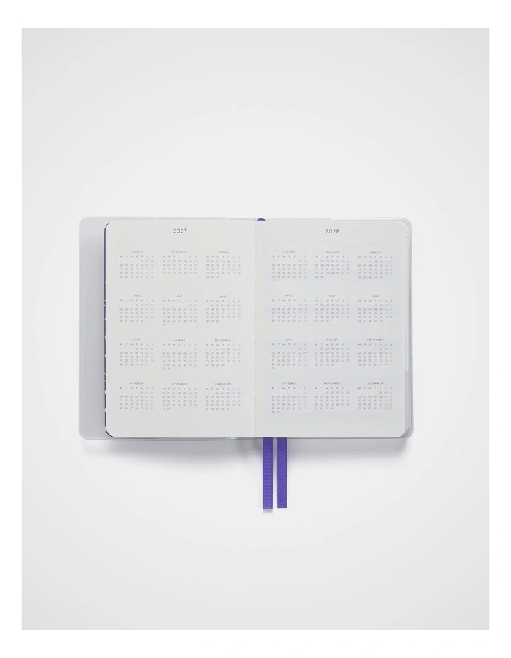 Wrap Weekly Diary A6 2027 in Purple image 3
