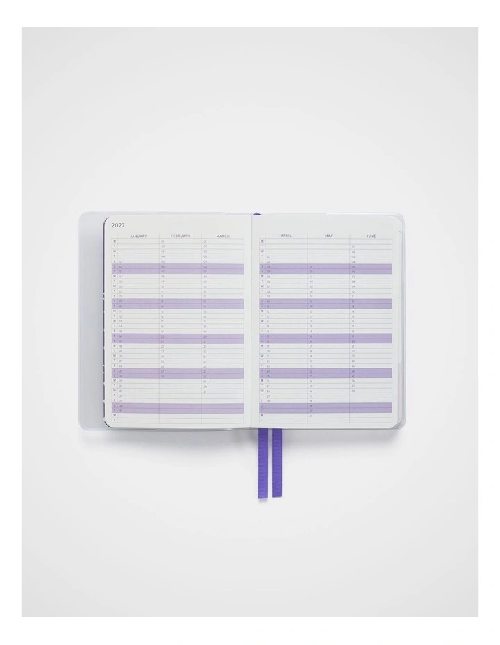 Wrap Weekly Diary A6 2027 in Purple image 4