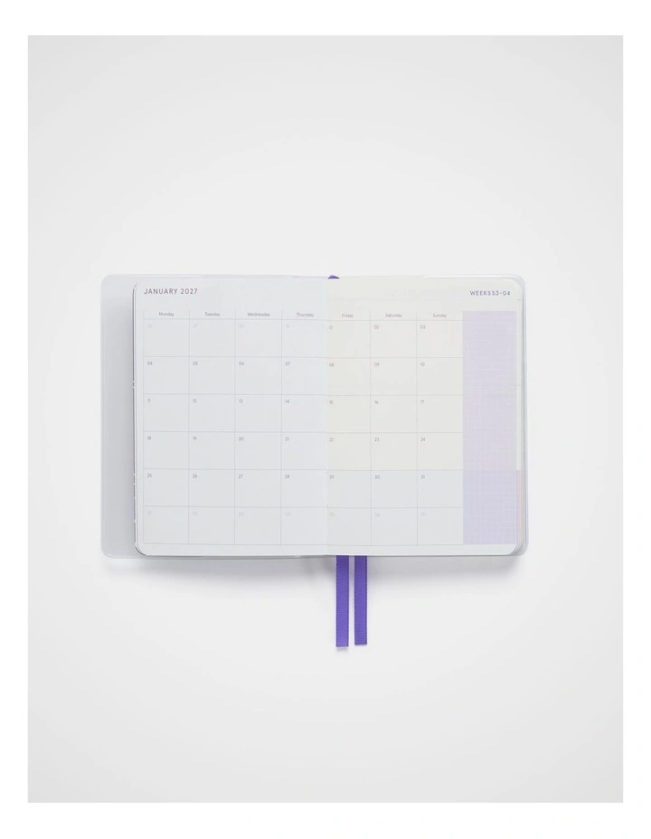 Wrap Weekly Diary A6 2027 in Purple image 6