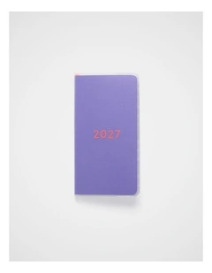 Wrap Weekly Diary Narrow 2027 in Lt Purple