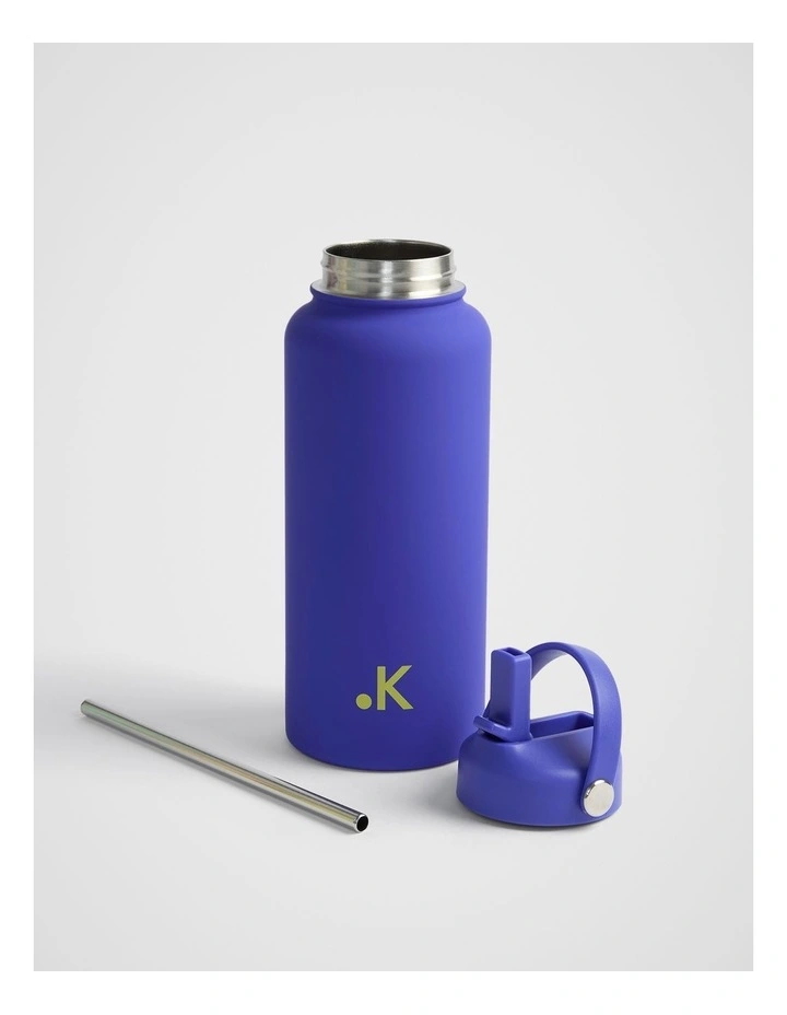 Sip Straw Flask 1L in Marine image 2