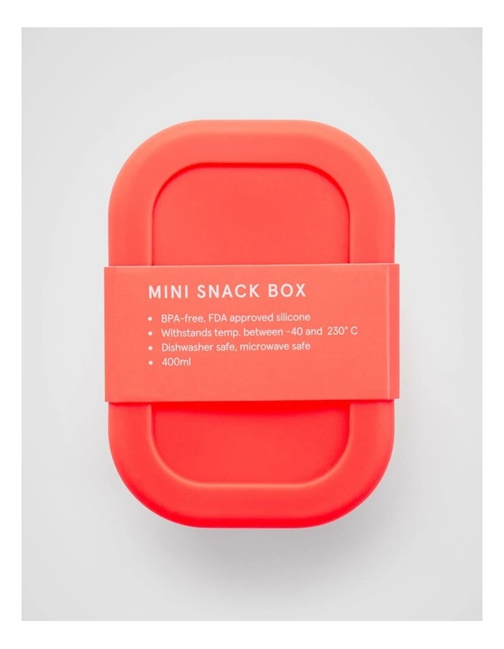 Mini Snack Box in Neon Orange image 1