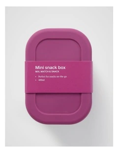 Mini Snack Box in Plum