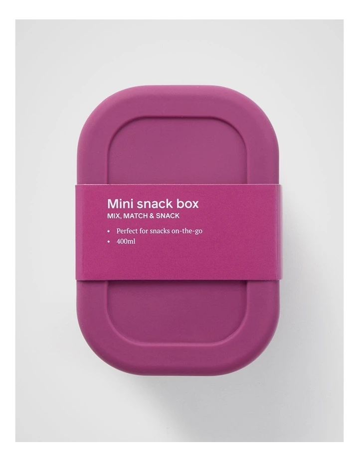 Mini Snack Box in Plum image 1