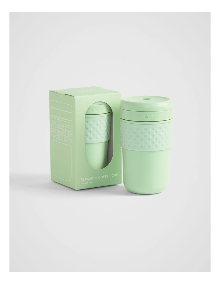 Reusable Coffee Cup 12Oz / 355ml in Matcha image 2