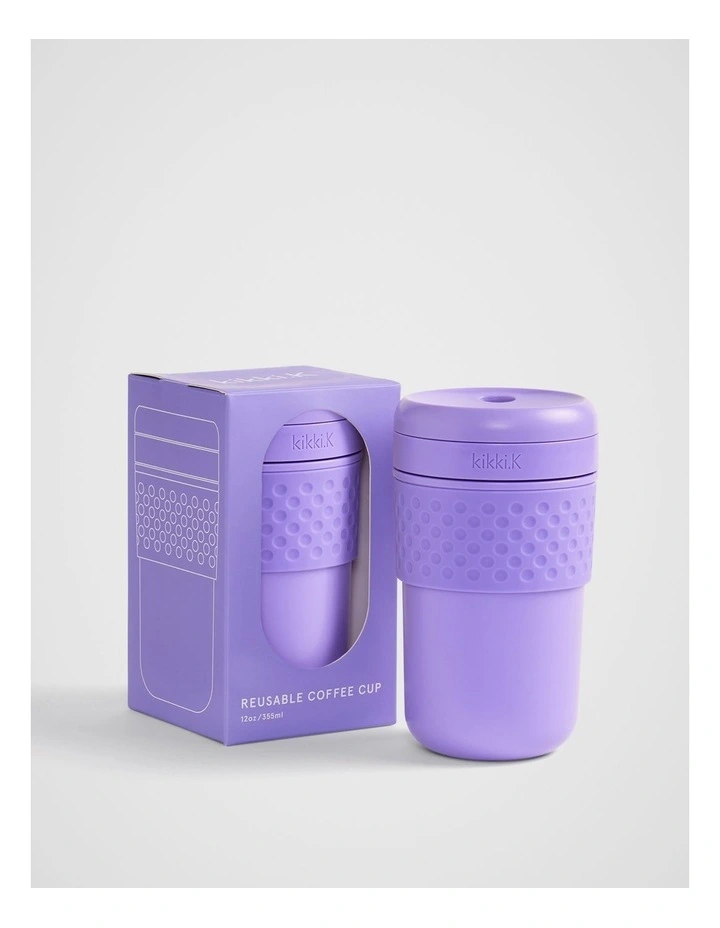 Reusable Coffee Cup 12Oz / 355ml in Violet image 2