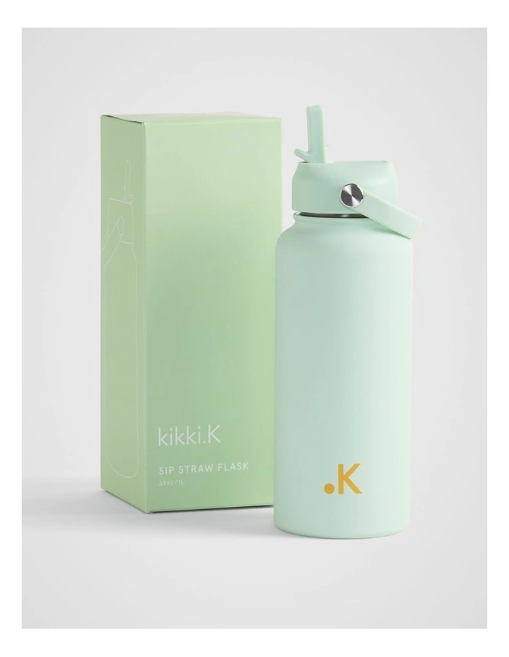 Sip Straw Flask 1L in Matcha image 1