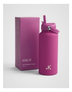Sip Straw Flask 1L in Plum
