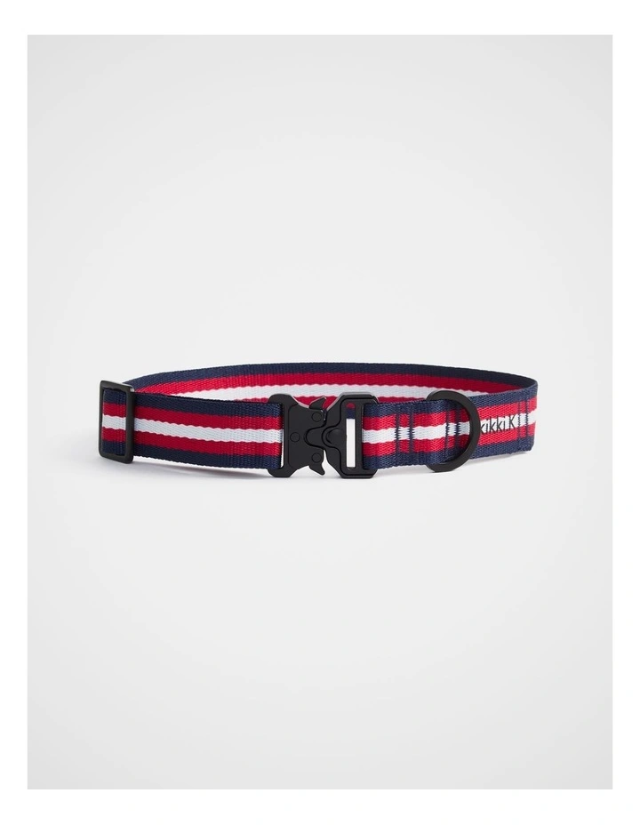 TREK. Pet Collar in Multi Stripe image 3