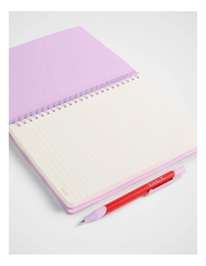 Flexi Spiral Notebook A5 in Poppy image 2