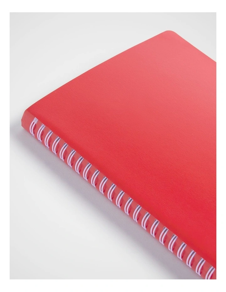 Flexi Spiral Notebook A5 in Poppy image 3