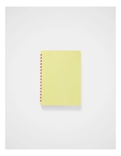 Flexi Spiral Notebook A6 in Butter