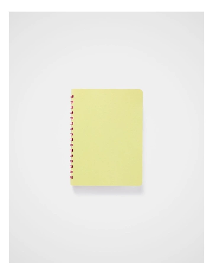 Flexi Spiral Notebook A6 in Butter image 1