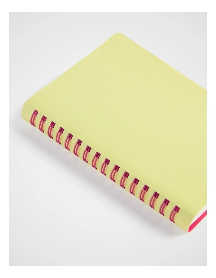 Flexi Spiral Notebook A6 in Butter image 3