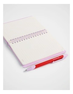 Flexi Spiral Notebook A6 in Poppy