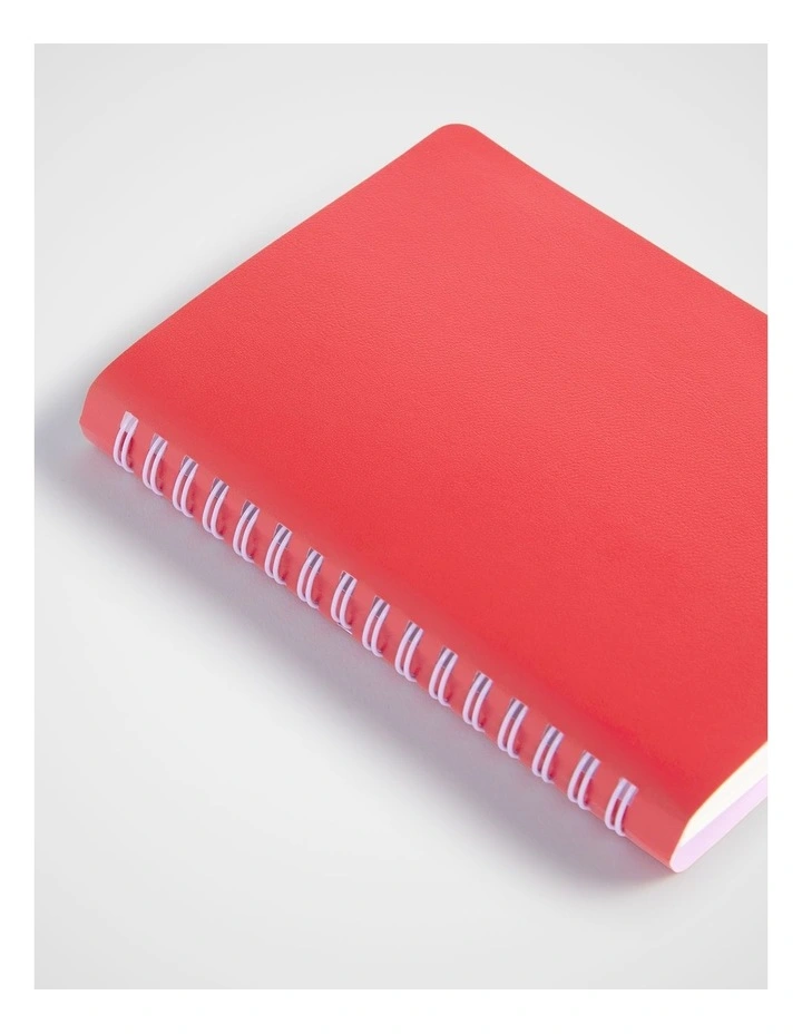 Flexi Spiral Notebook A6 in Poppy image 2