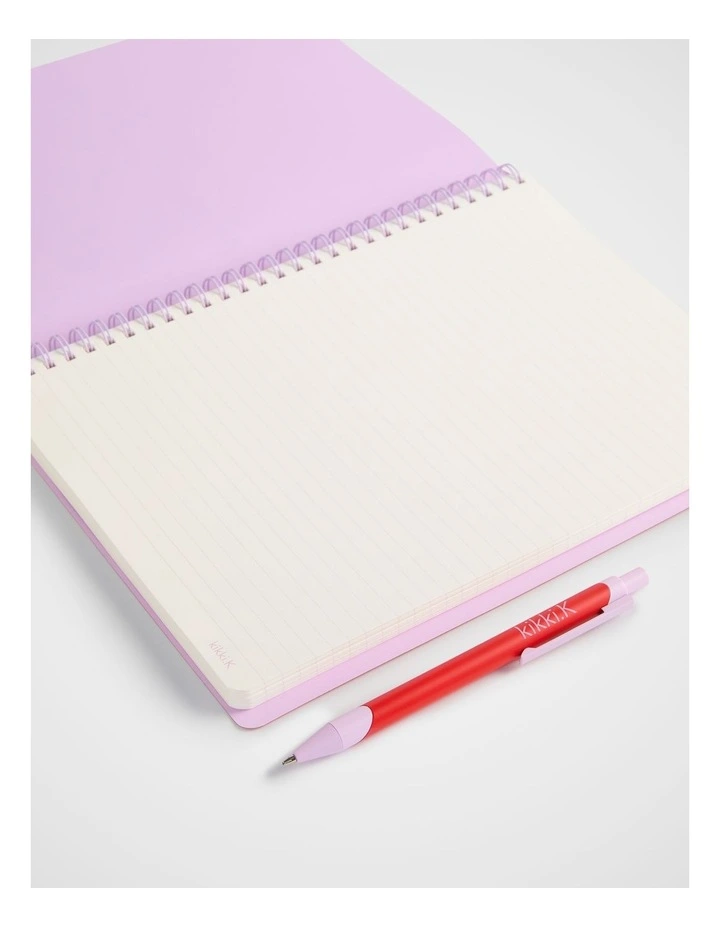 Flexi Spiral Notebook B5 in Poppy image 2