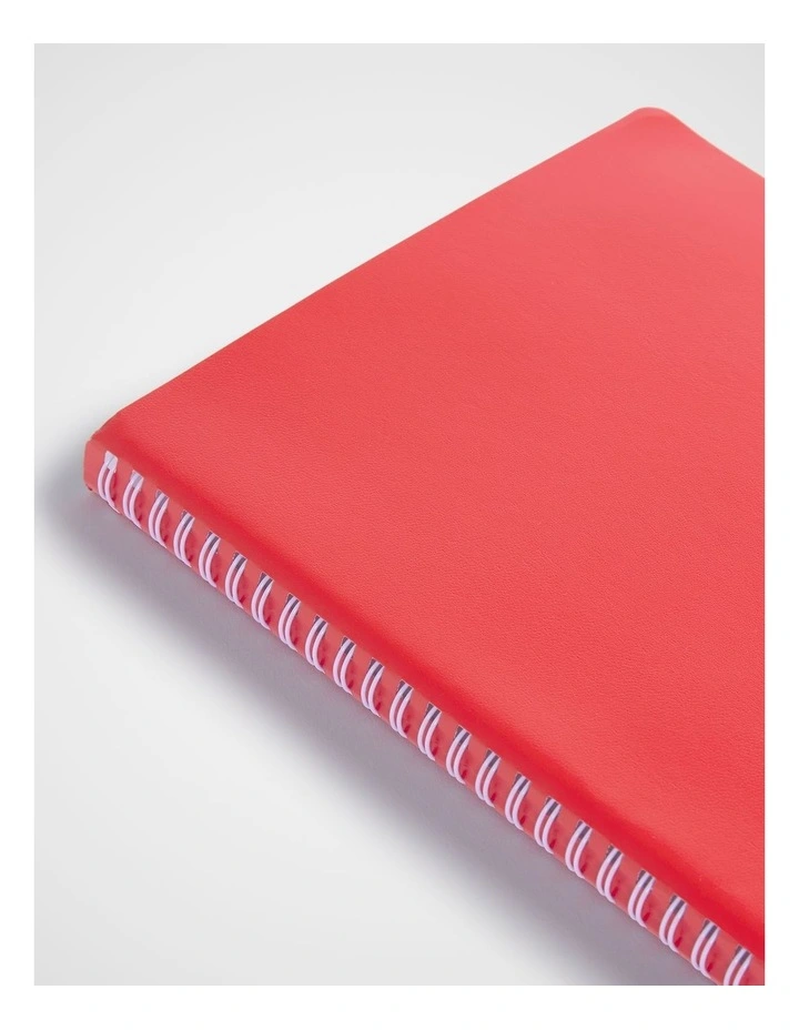 Flexi Spiral Notebook B5 in Poppy image 3