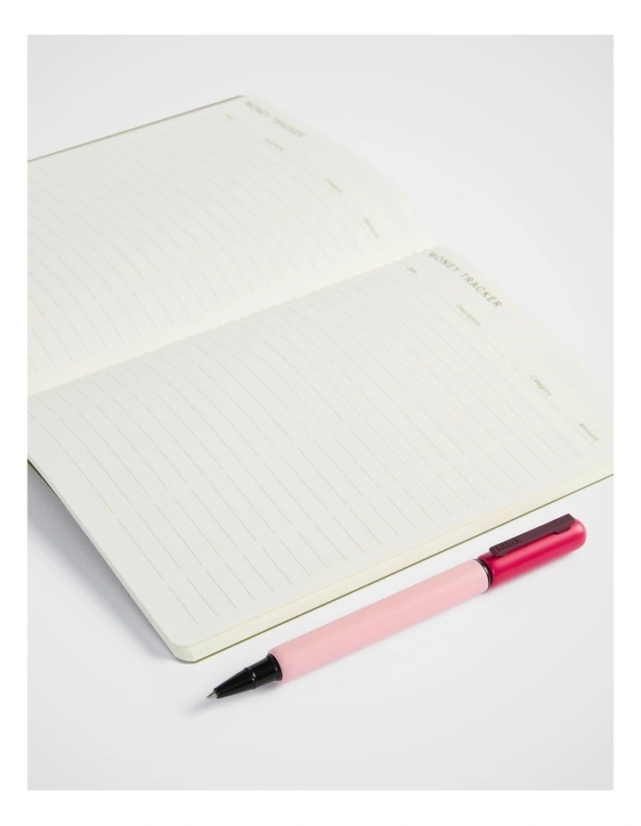 Stitch Finance Planner A5 in Moss image 2