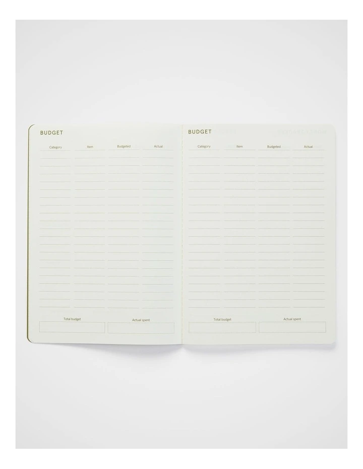 Stitch Finance Planner A5 in Moss image 6