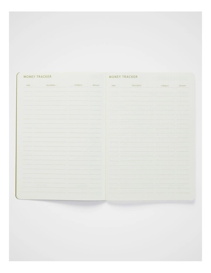 Stitch Finance Planner A5 in Moss image 7