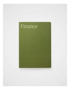Stitch Finance Planner B5 in Moss