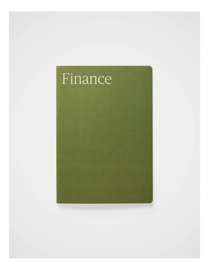 Stitch Finance Planner B5 in Moss image 1