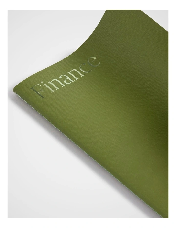 Stitch Finance Planner B5 in Moss image 3