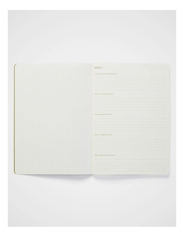 Stitch Finance Planner B5 in Moss image 4
