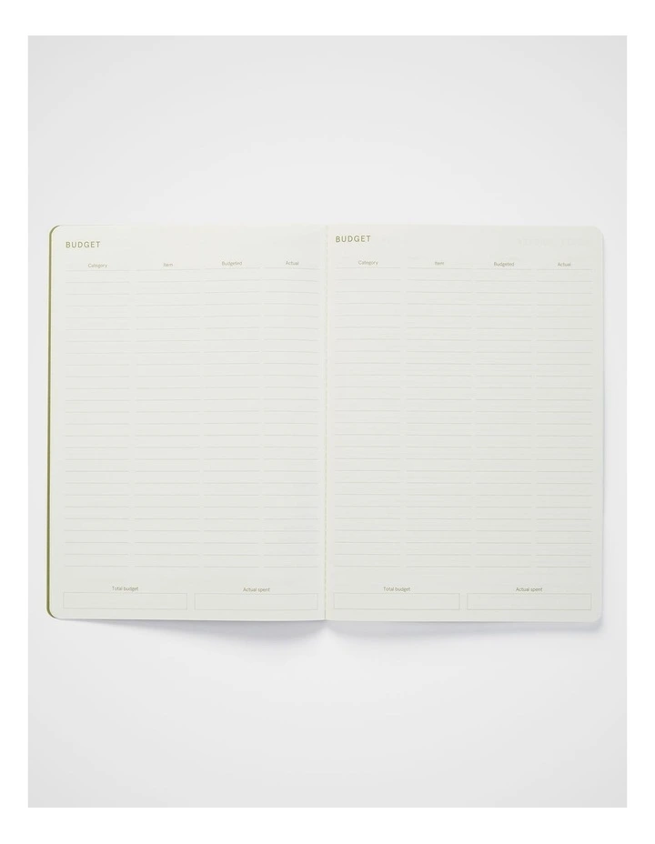 Stitch Finance Planner B5 in Moss image 6