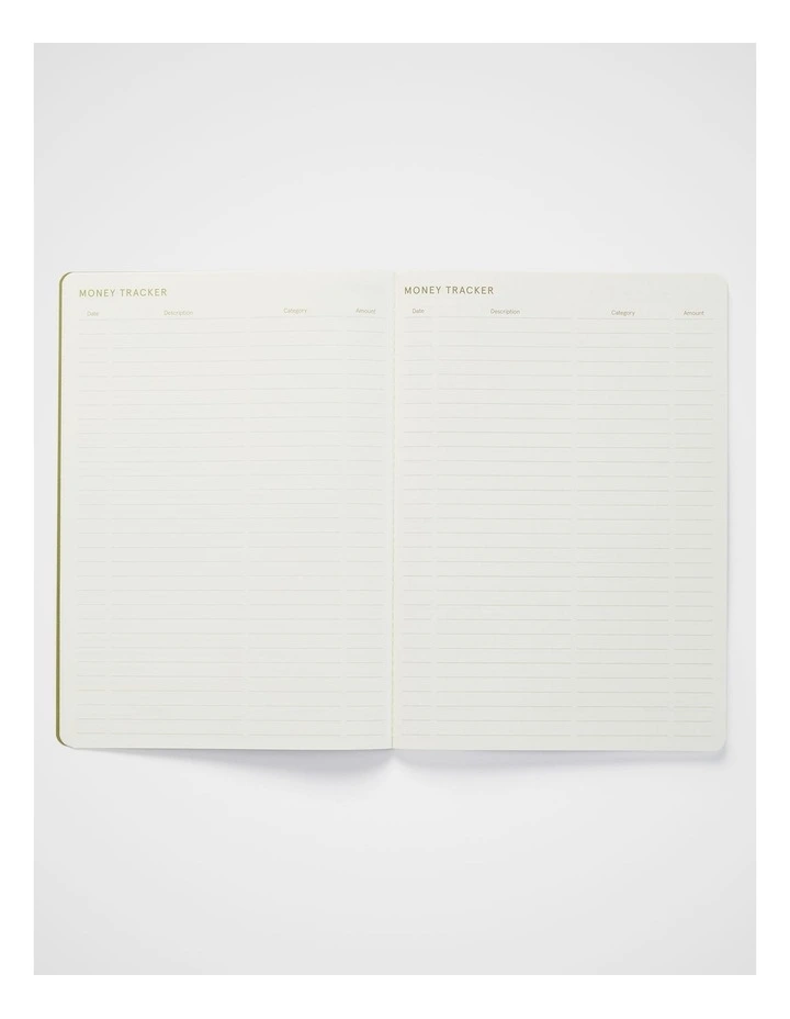 Stitch Finance Planner B5 in Moss image 7