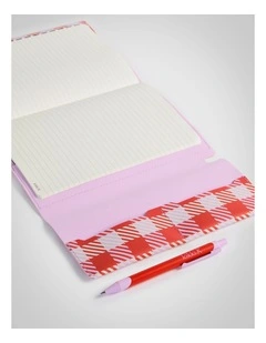 Stitch Notebook Holder A5 in Gingham