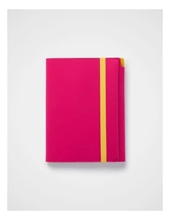 Stitch Notebook Holder A5 in Raspberry